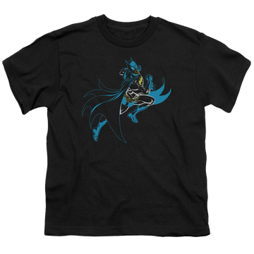 DC Batman Neon Batman - Youth T-Shirt Youth T-Shirt (Ages 8-12) Batman