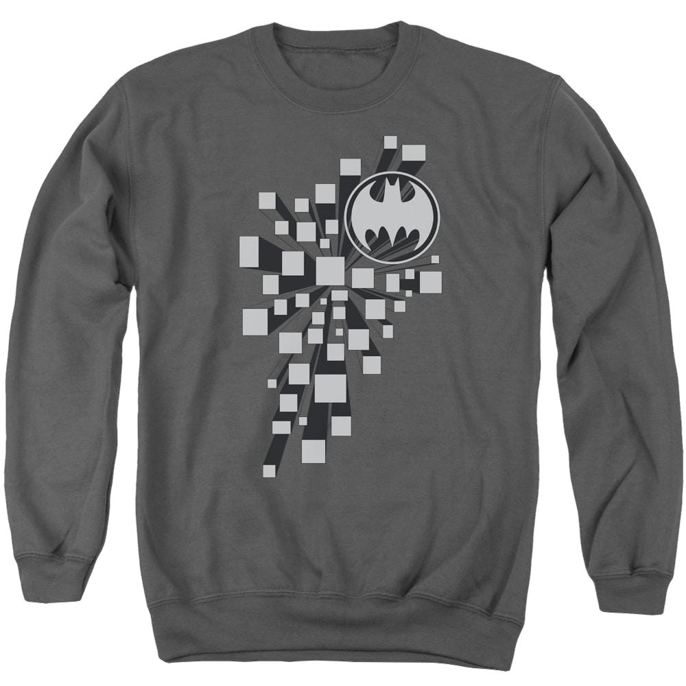 Batman Gotham 3d - Men's Crewneck Sweatshirt Men's Crewneck Sweatshirt Batman