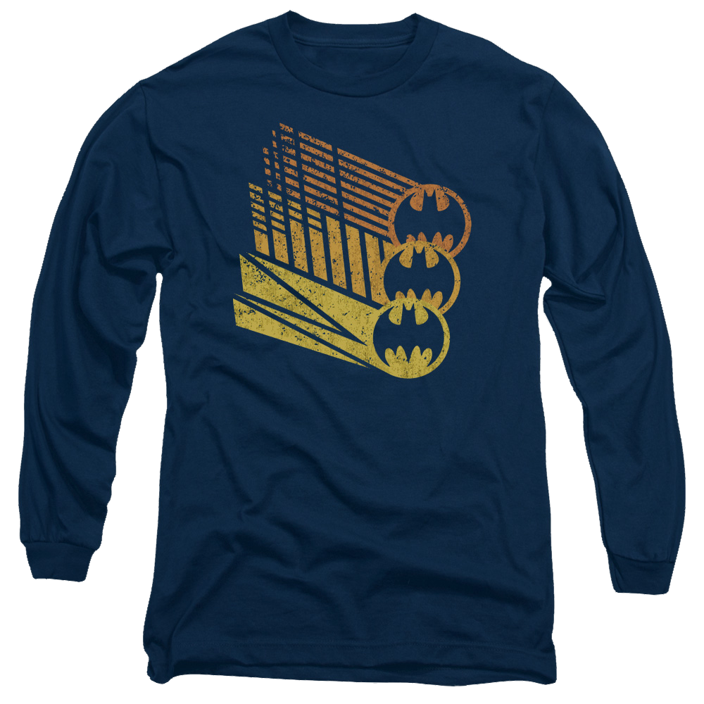 Batman Bat Signal Shapes - Men's Long Sleeve T-Shirt Men's Long Sleeve T-Shirt Batman