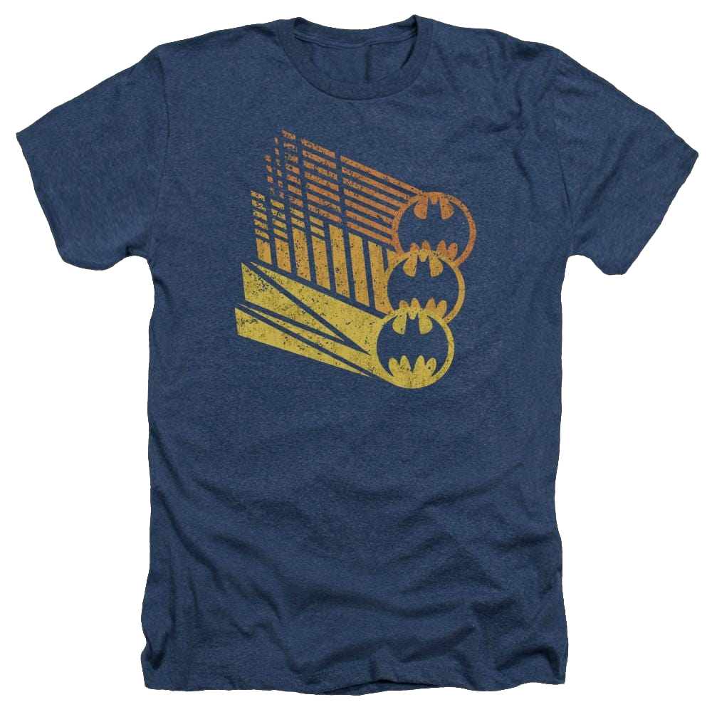 DC Batman Bat Signal Shapes - Men's Heather T-Shirt Men's Heather T-Shirt Batman