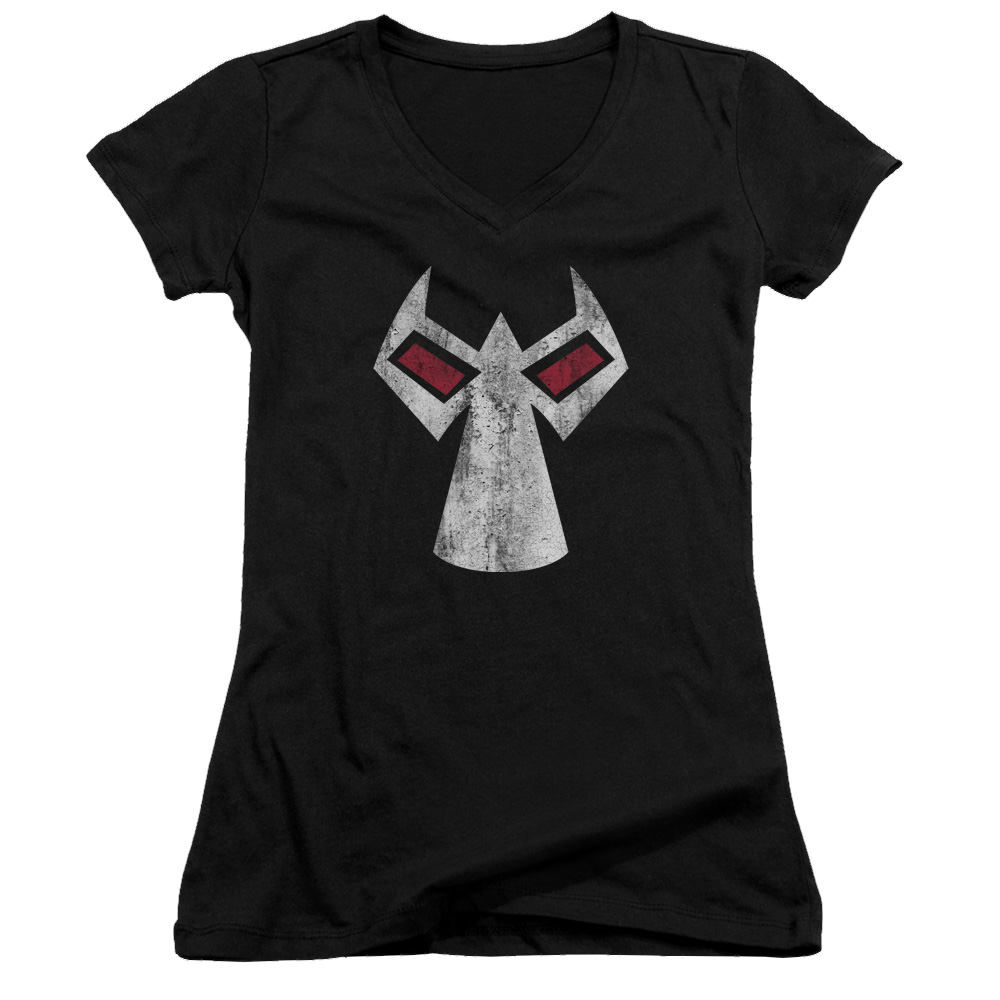 Batman Bane Mask - Juniors V-Neck T-Shirt Juniors V-Neck T-Shirt Bane