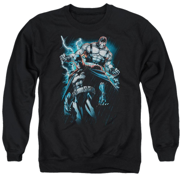 Batman Evil Rising - Men's Crewneck Sweatshirt Men's Crewneck Sweatshirt Bane