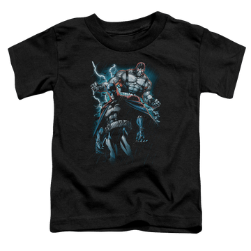 Black toddler t-shirt with Bane Evil Rising graphic