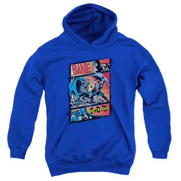 Royal youth hoodie for ages 8 to 12 with Bane Epic Battle graphic