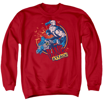 Batman Bane Attack! - Men's Crewneck Sweatshirt Men's Crewneck Sweatshirt Bane