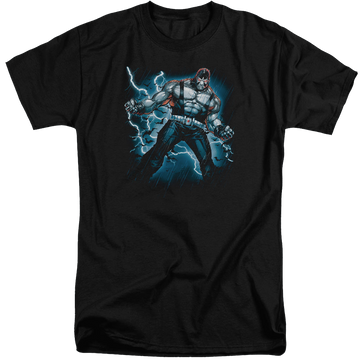 Black men's tall fit t-shirt with Stormy Bane graphic