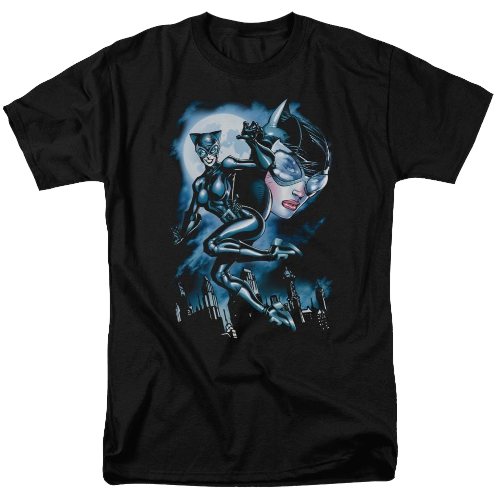 Batman Moonlight Cat - Men's Regular Fit T-Shirt Men's Regular Fit T-Shirt Catwoman
