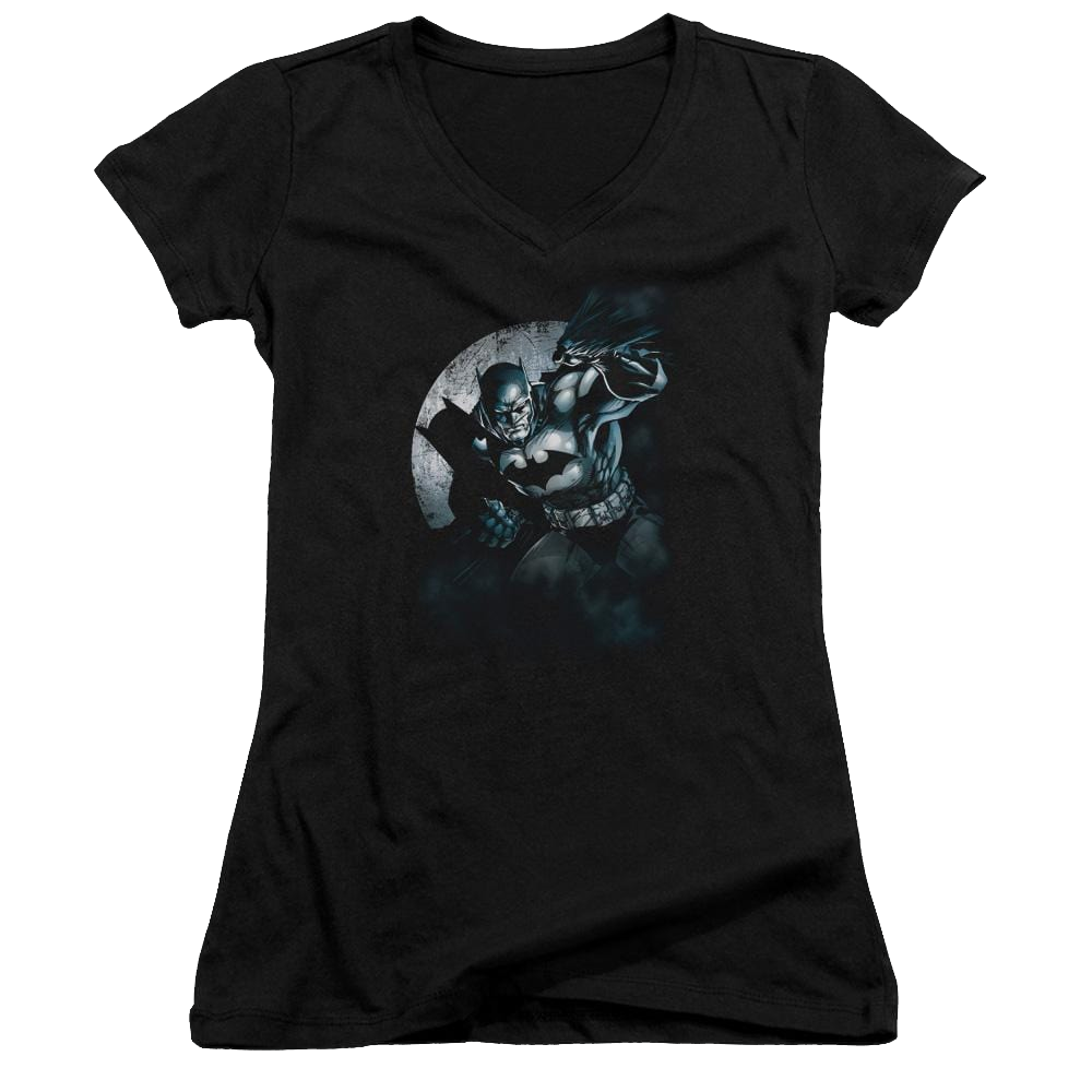 Batman Batman Spotlight - Juniors V-Neck T-Shirt Juniors V-Neck T-Shirt Batman