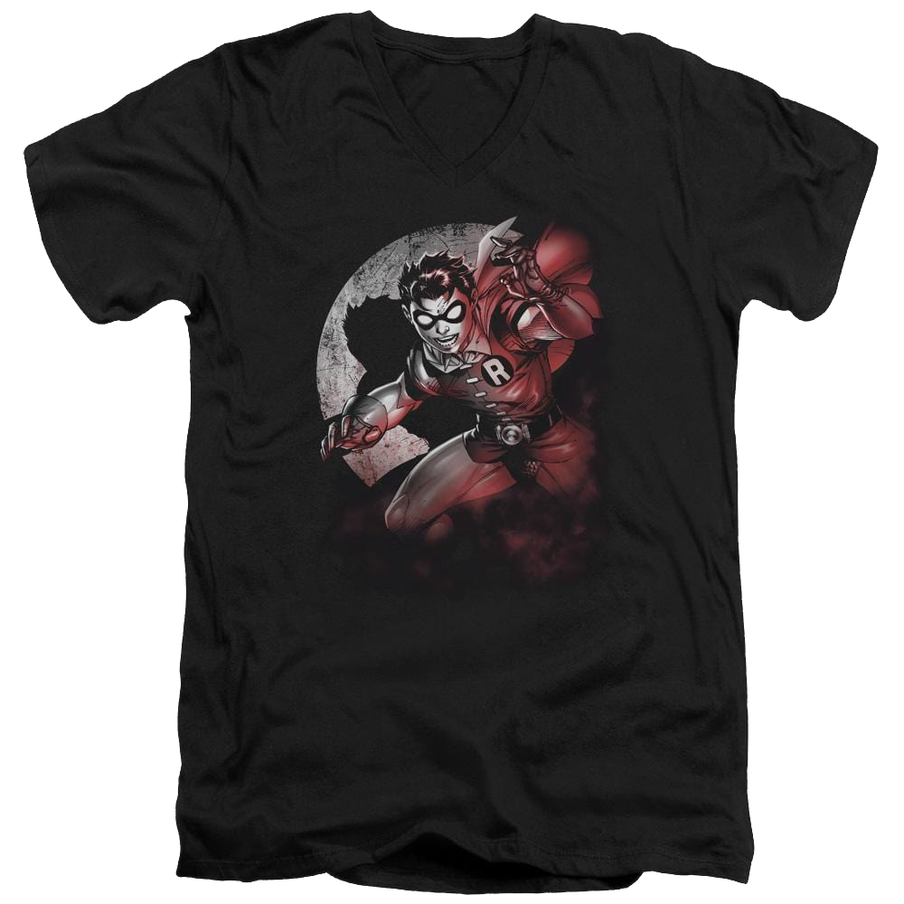 Batman Robin Spotlight - Men's V-Neck T-Shirt Men's V-Neck T-Shirt Batman