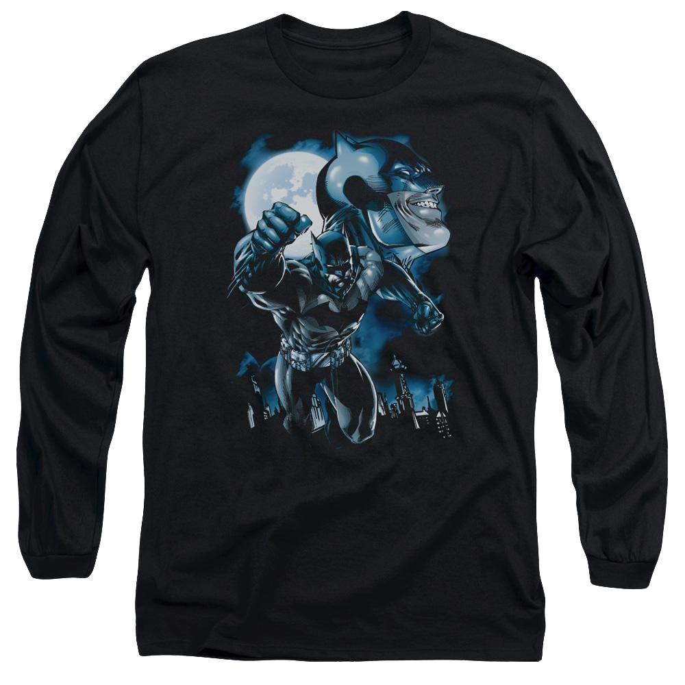 Batman Moonlight Bat - Men's Long Sleeve T-Shirt Men's Long Sleeve T-Shirt Batman