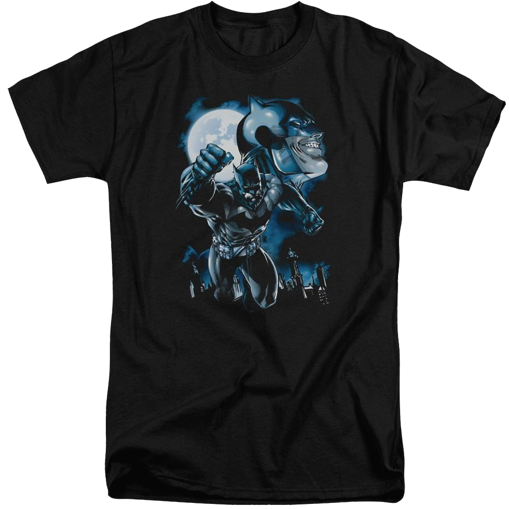 Batman Moonlight Bat - Men's Tall Fit T-Shirt Men's Tall Fit T-Shirt Batman