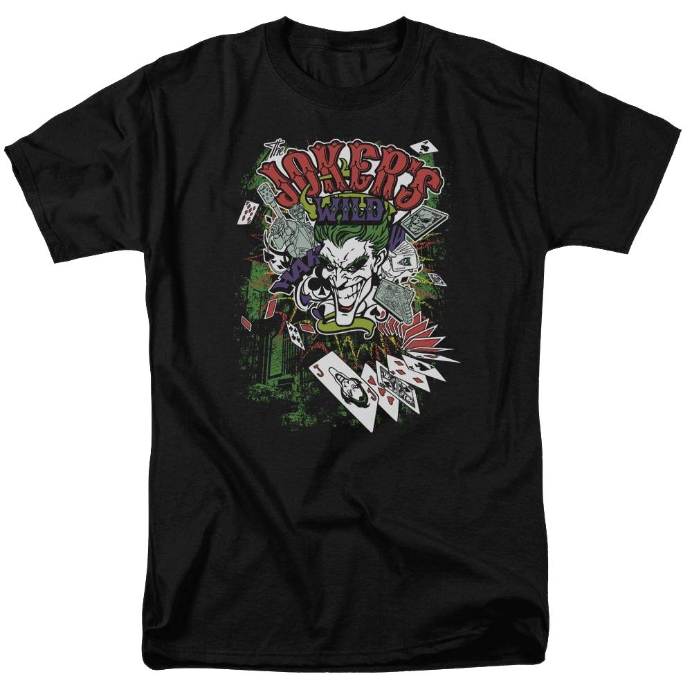 Batman Jokers Wild - Men's Regular Fit T-Shirt Men's Regular Fit T-Shirt Joker