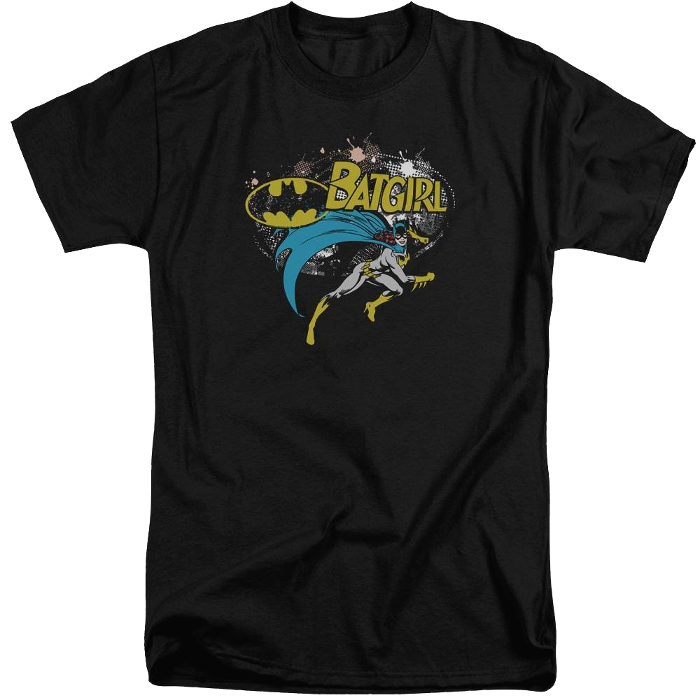 Batman Batgirl Halftone - Men's Tall Fit T-Shirt Men's Tall Fit T-Shirt Batman