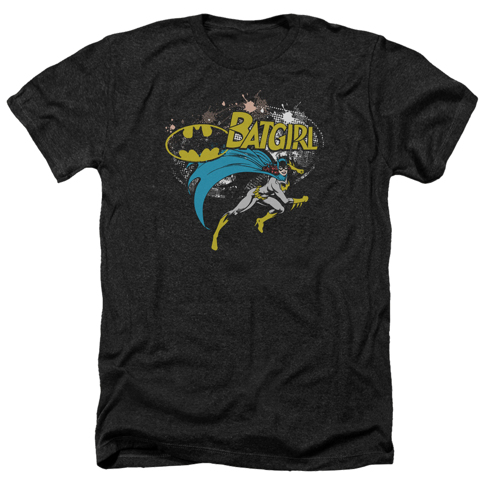 Batman Batgirl Halftone - Men's Heather T-Shirt Men's Heather T-Shirt Batman