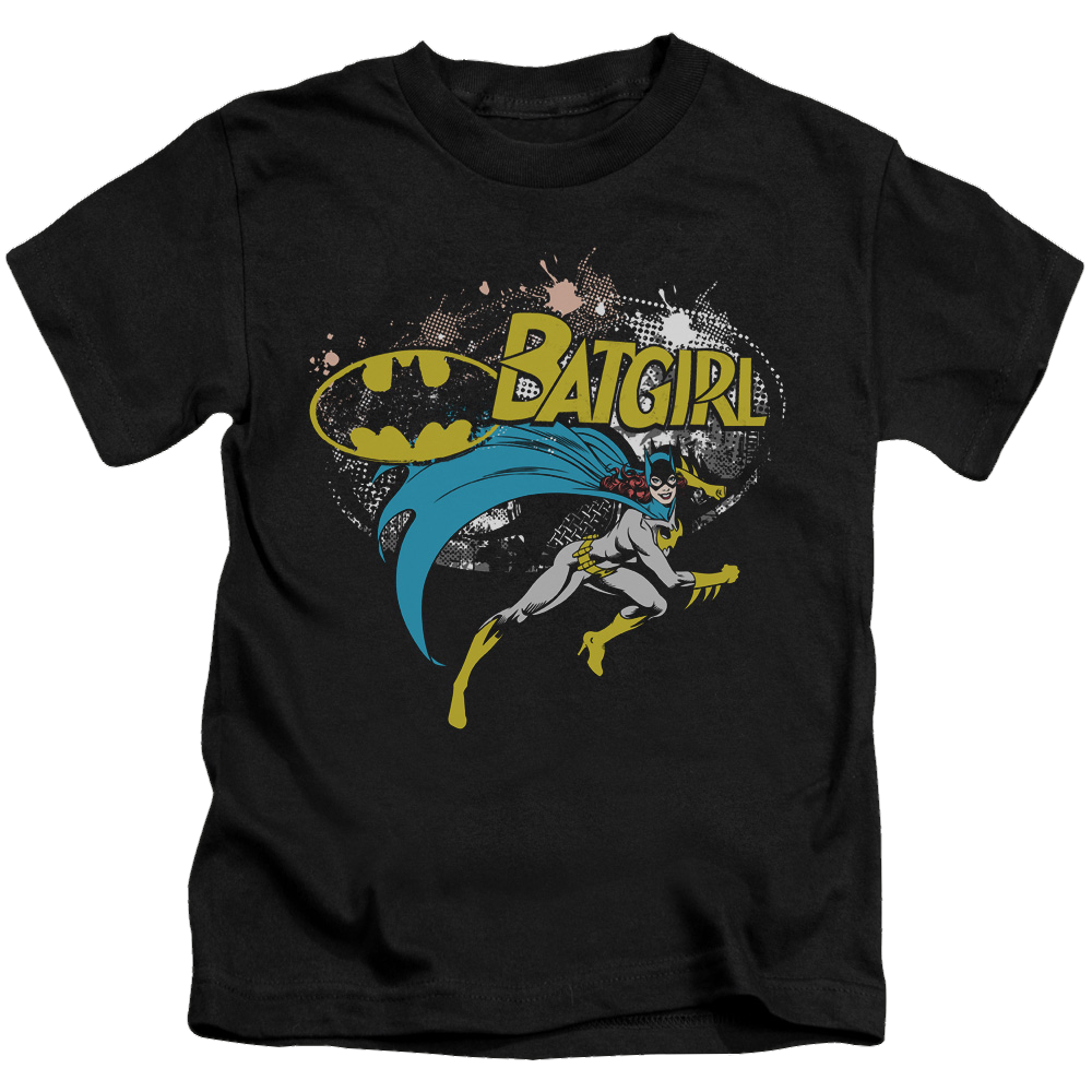 DC Batman Batgirl Halftone - Kid's T-Shirt Kid's T-Shirt (Ages 4-7) Batman