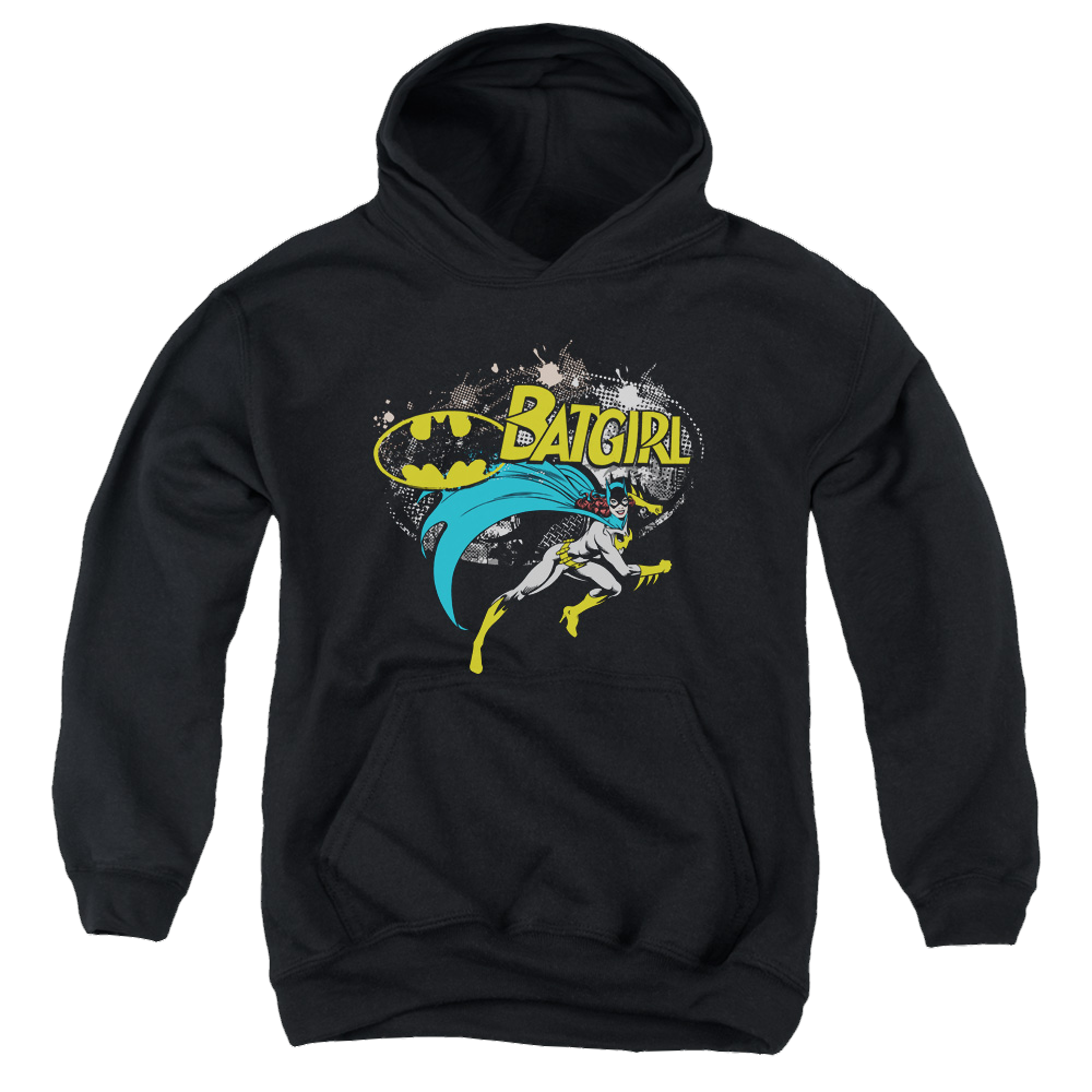 DC Batman Batgirl Halftone - Youth Hoodie Youth Hoodie (Ages 8-12) Batman