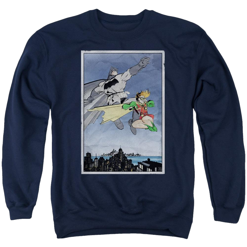 Batman Dkr Duo - Men's Crewneck Sweatshirt Men's Crewneck Sweatshirt Batman