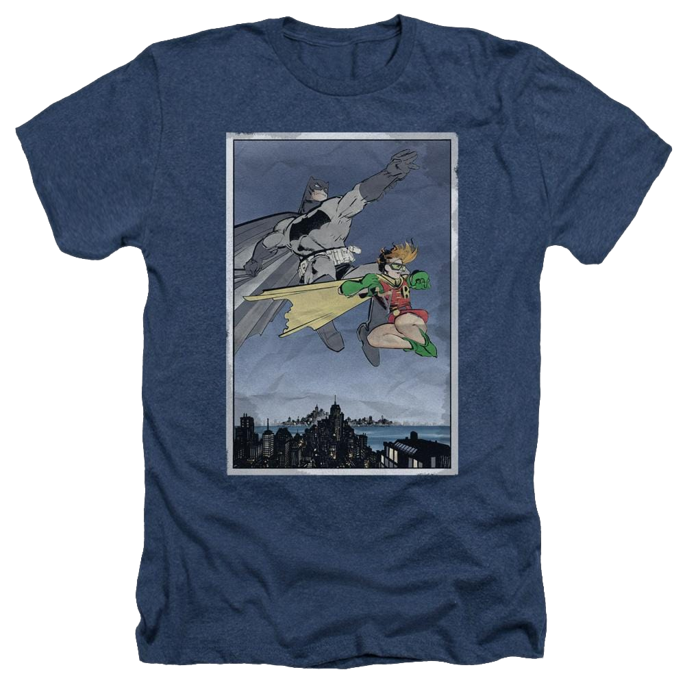 Batman Dkr Duo - Men's Heather T-Shirt Men's Heather T-Shirt Batman