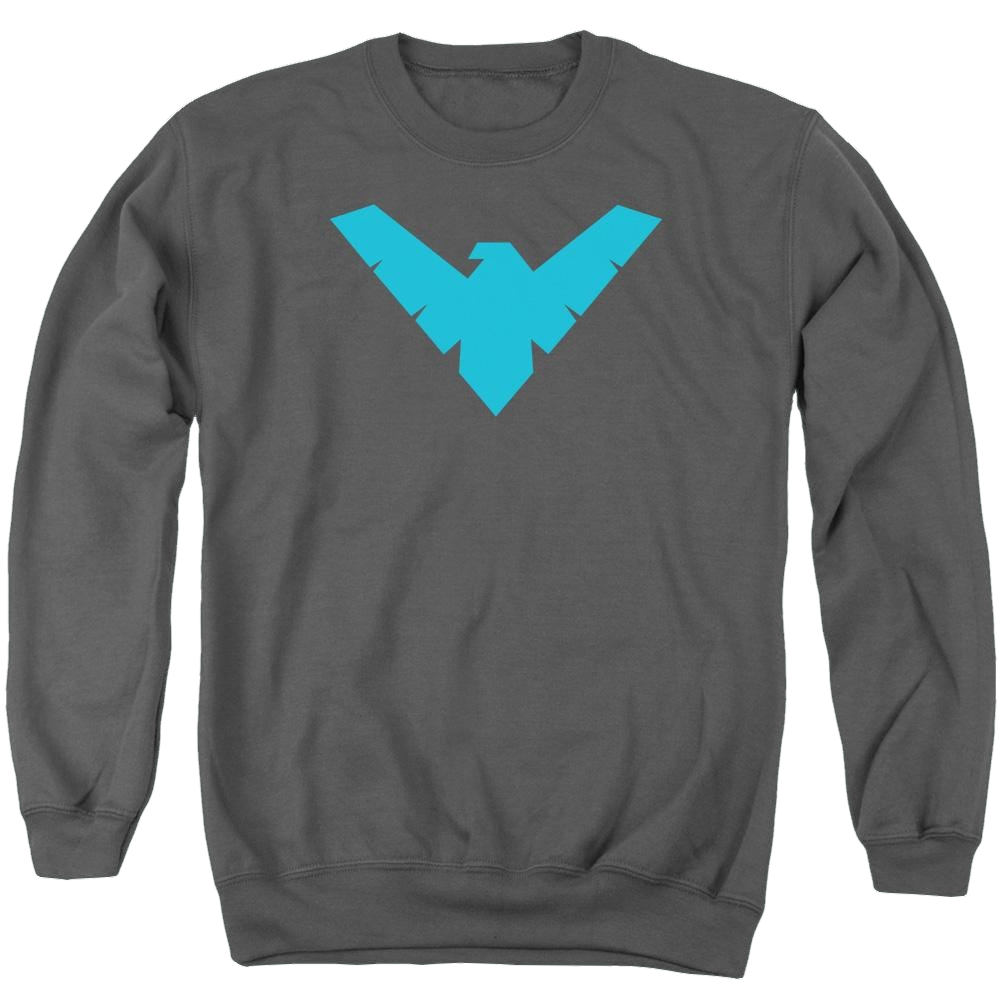 Batman Nightwing Symbol - Men's Crewneck Sweatshirt Men's Crewneck Sweatshirt Nightwing