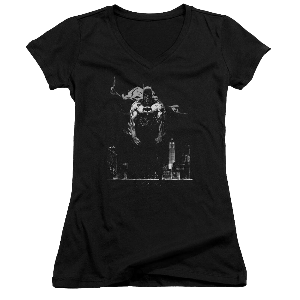 Batman Dirty City - Juniors V-Neck T-Shirt Juniors V-Neck T-Shirt Batman