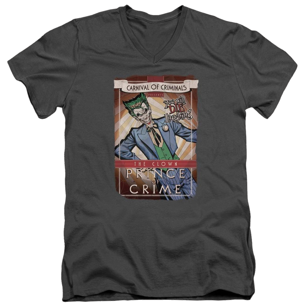Batman Clown Prince - Men's V-Neck T-Shirt Men's V-Neck T-Shirt Batman
