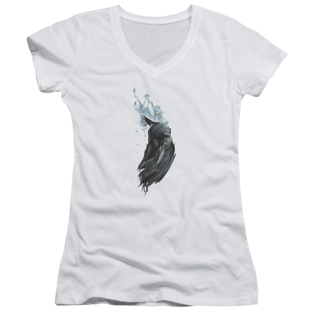 Batman Wash - Juniors V-Neck T-Shirt Juniors V-Neck T-Shirt Batman