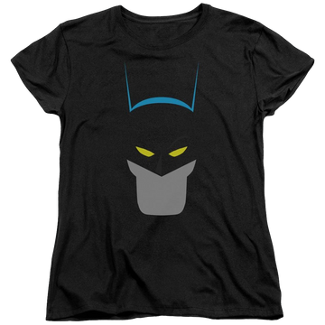Black women's t-shirt with Batman Simplified graphic