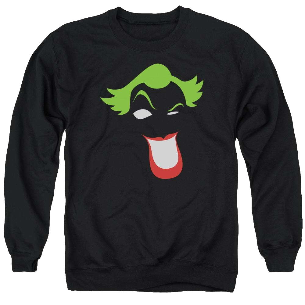 Batman Joker Simplified - Men's Crewneck Sweatshirt Men's Crewneck Sweatshirt Joker