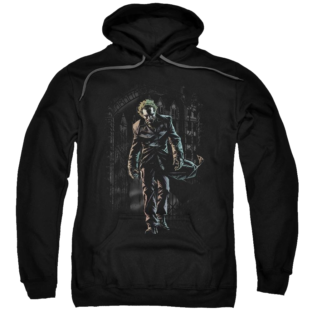 Batman Joker Leaves Arkham - Pullover Hoodie Pullover Hoodie Joker