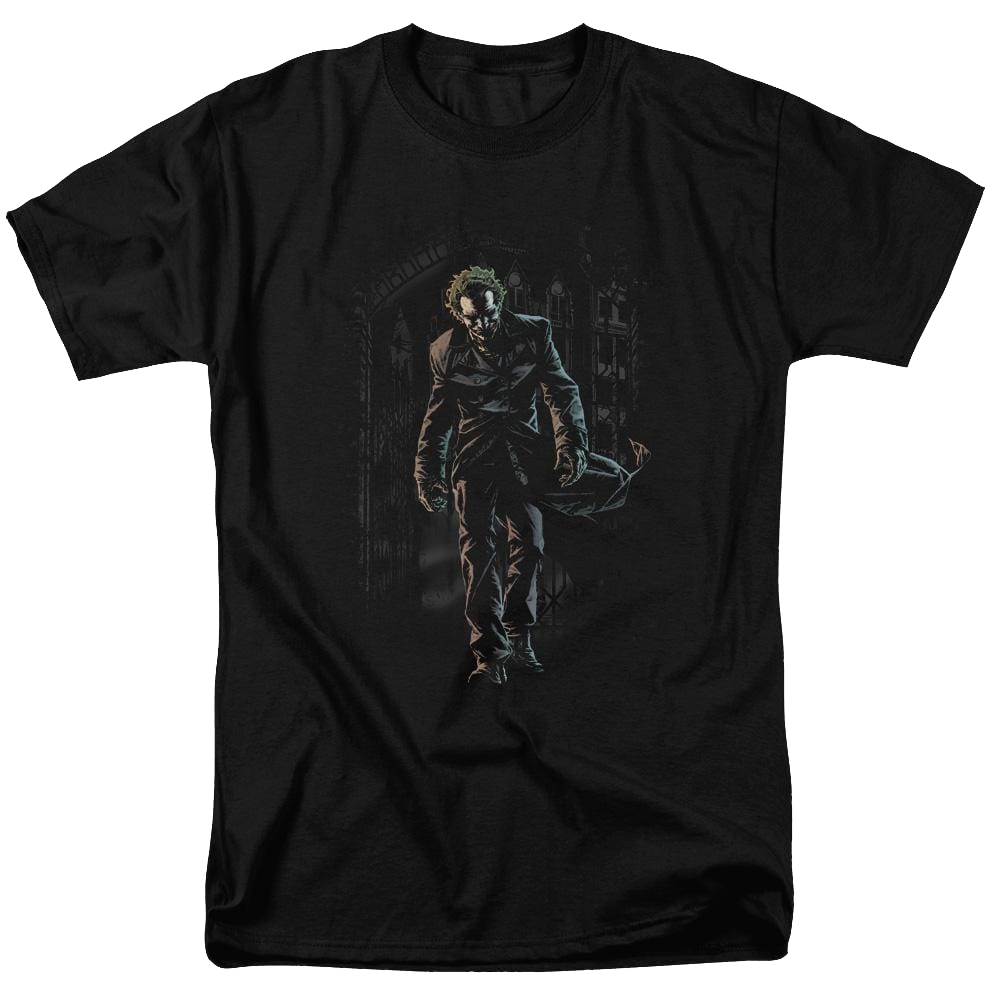 Batman Joker Leaves Arkham - Men's Regular Fit T-Shirt Men's Regular Fit T-Shirt Joker