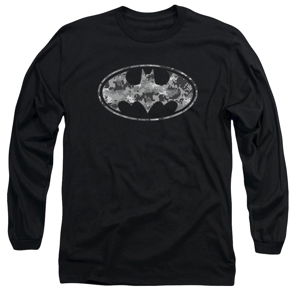 Batman Urban Camo Shield - Men's Long Sleeve T-Shirt Men's Long Sleeve T-Shirt Batman