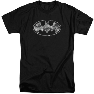 Batman Urban Camo Shield - Men's Tall Fit T-Shirt Men's Tall Fit T-Shirt Batman