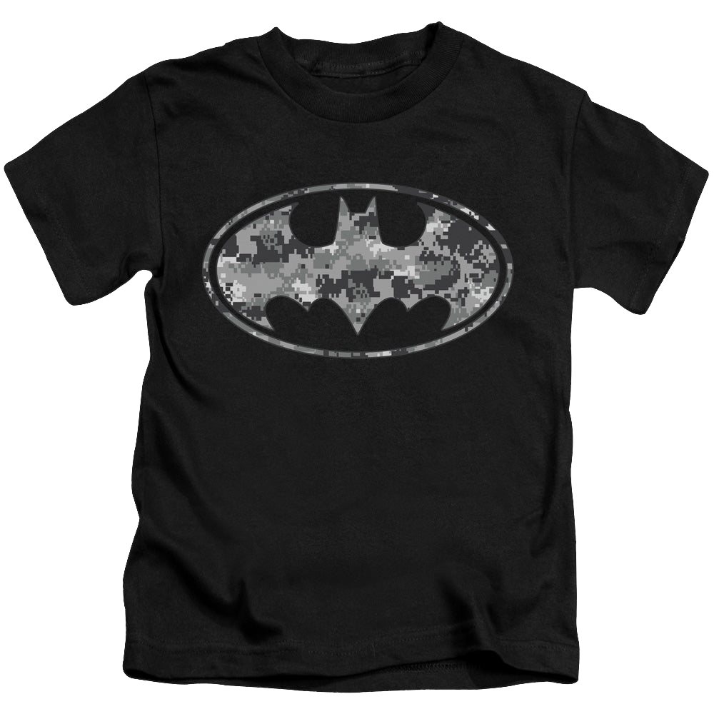 DC Batman Urban Camo Shield - Kid's T-Shirt Kid's T-Shirt (Ages 4-7) Batman