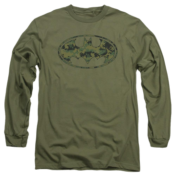 Batman Marine Camo Shield - Men's Long Sleeve T-Shirt Men's Long Sleeve T-Shirt Batman