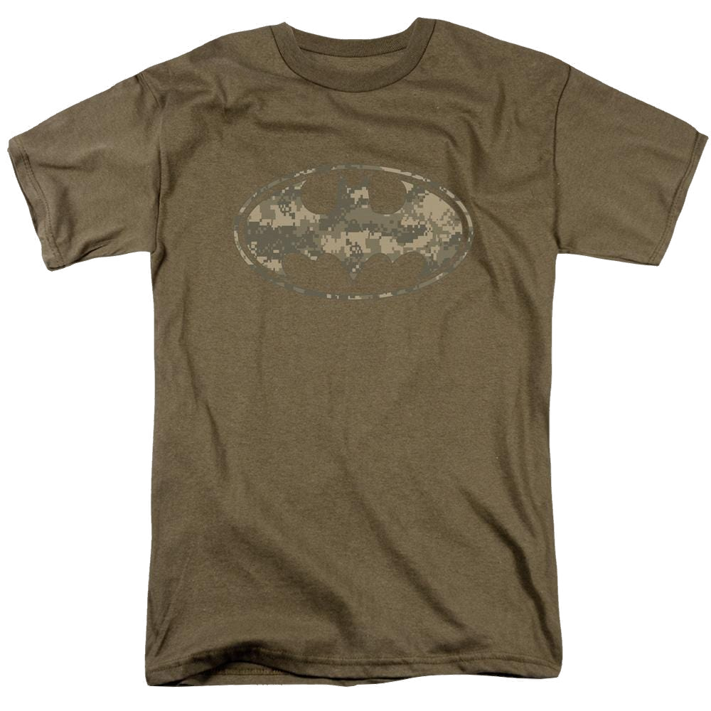 Dc Batman Army Camo Shield - Men's Regular Fit T-Shirt Men's Regular Fit T-Shirt Batman