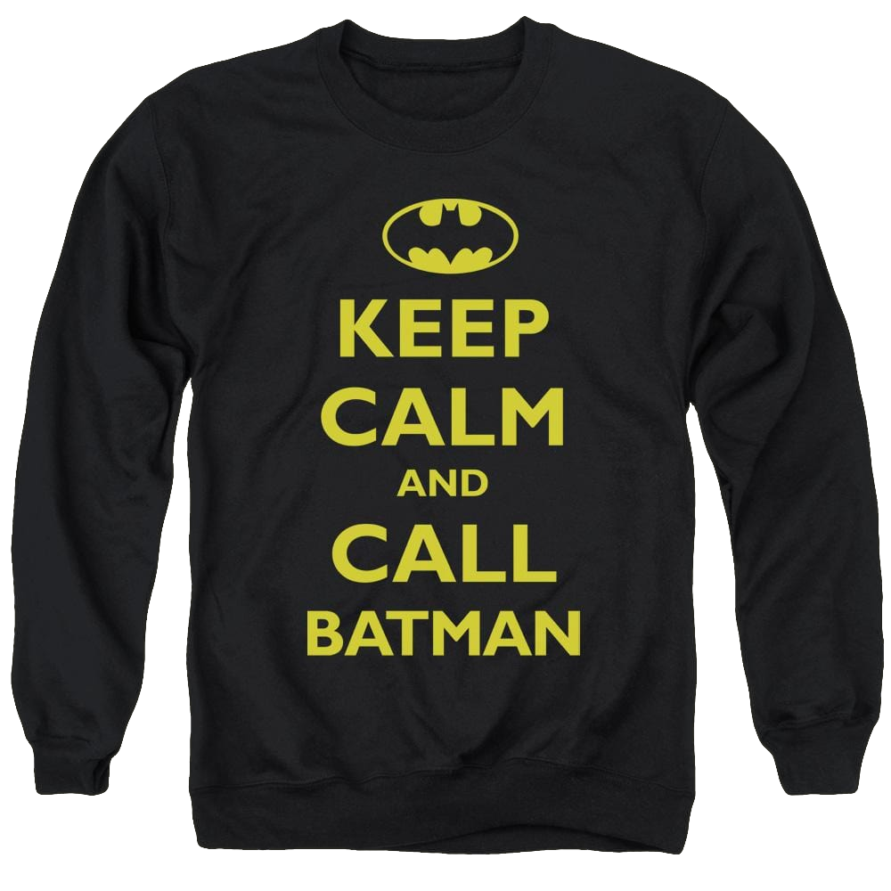 Batman Call Batman - Men's Crewneck Sweatshirt Men's Crewneck Sweatshirt Batman