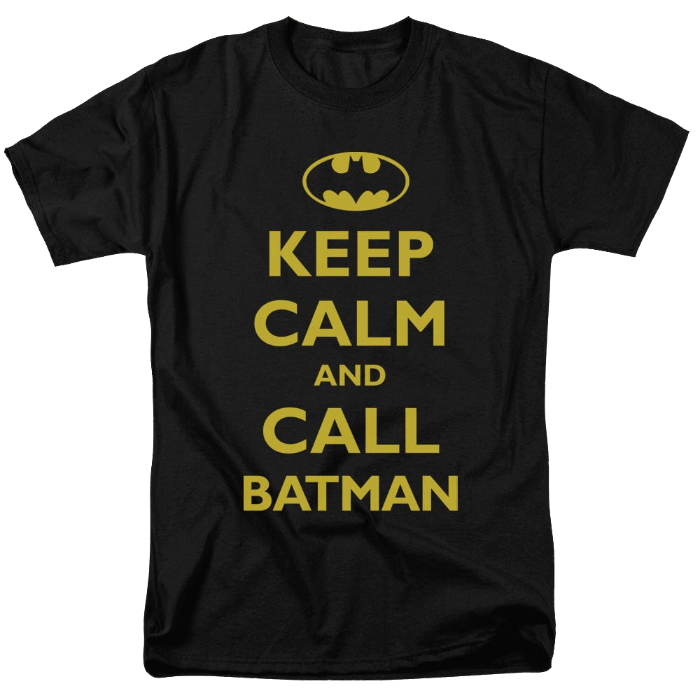DC Batman Call Batman - Men's Regular Fit T-Shirt Men's Regular Fit T-Shirt Batman
