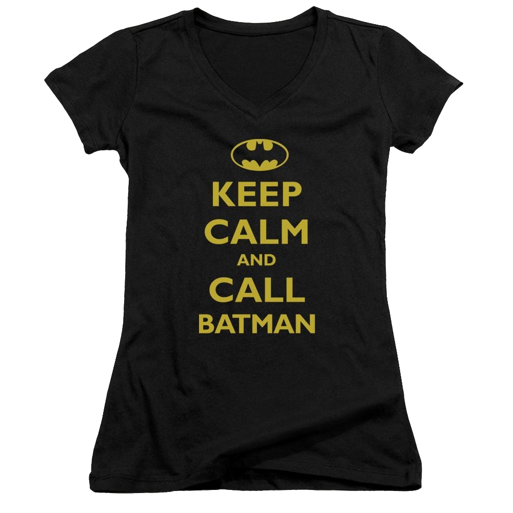 Batman Call Batman - Juniors V-Neck T-Shirt Juniors V-Neck T-Shirt Batman