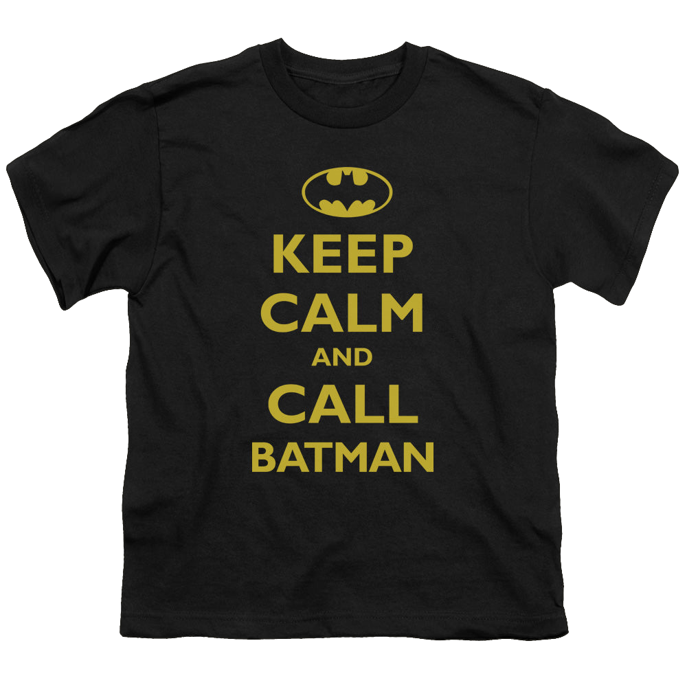DC Batman Call Batman - Youth T-Shirt Youth T-Shirt (Ages 8-12) Batman