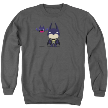 Batman Cute Batman - Men's Crewneck Sweatshirt Men's Crewneck Sweatshirt Batman