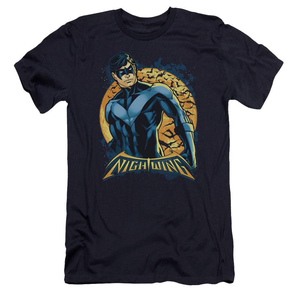 Batman Nightwing Moon - Men's Premium Slim Fit T-Shirt Men's Premium Slim Fit T-Shirt Nightwing