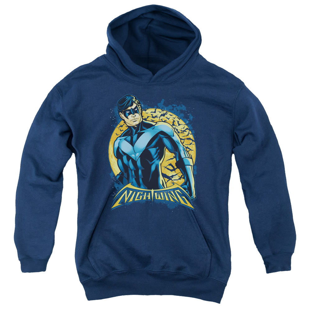 Nightwing Nightwing Moon - Youth Hoodie Youth Hoodie (Ages 8-12) Nightwing