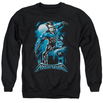 Batman All Grown Up - Men's Crewneck Sweatshirt Men's Crewneck Sweatshirt Nightwing