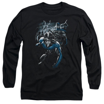 Batman Dynamic Duo - Men's Long Sleeve T-Shirt Men's Long Sleeve T-Shirt Nightwing