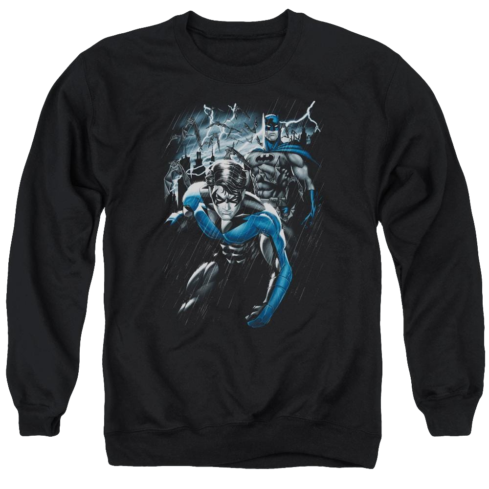 Batman Dynamic Duo - Men's Crewneck Sweatshirt Men's Crewneck Sweatshirt Nightwing