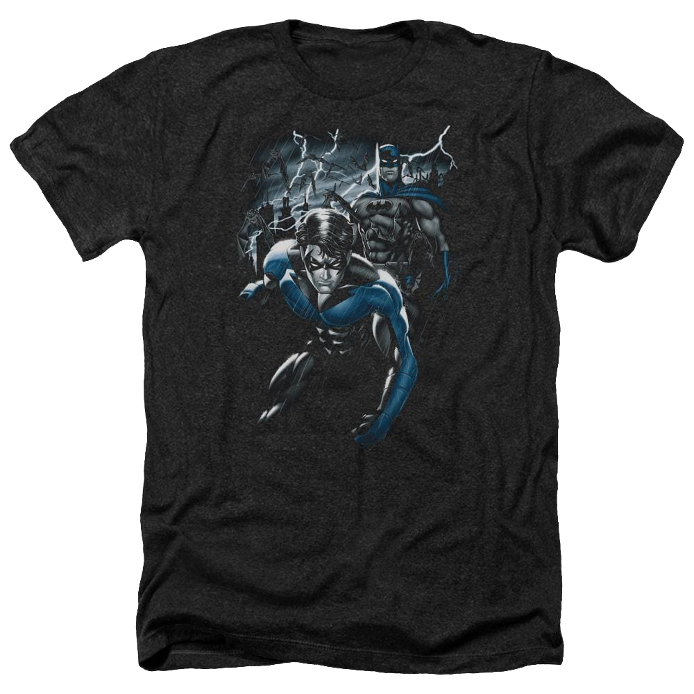 Batman Dynamic Duo - Men's Heather T-Shirt Men's Heather T-Shirt Nightwing