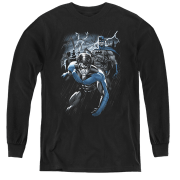 Nightwing Dynamic Duo - Youth Long Sleeve T-Shirt Youth Long Sleeve T-Shirt Nightwing