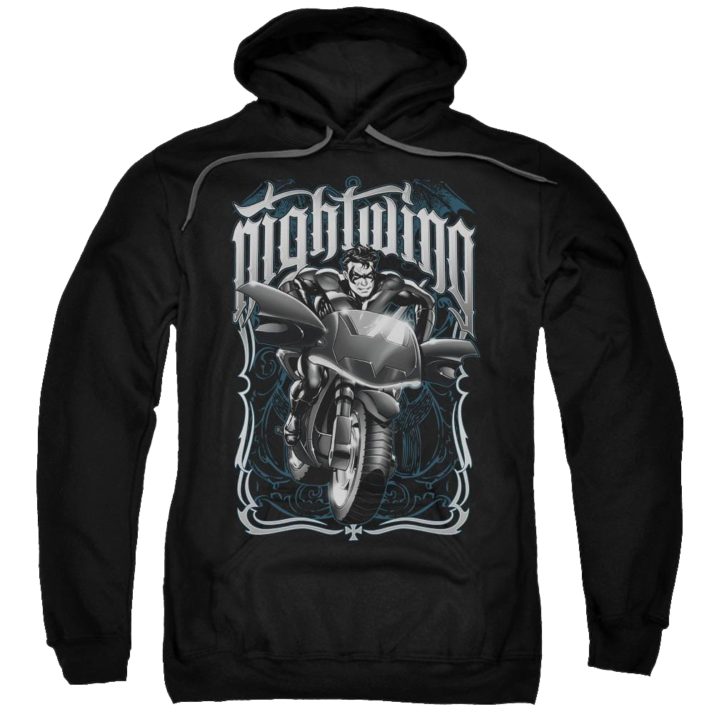 Batman Nightwing Biker - Pullover Hoodie Pullover Hoodie Nightwing