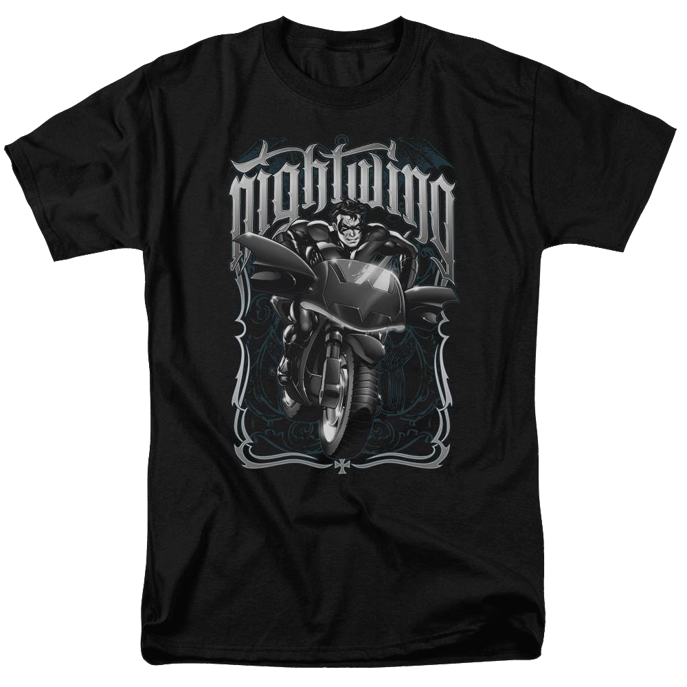 Batman Nightwing Biker - Men's Regular Fit T-Shirt Men's Regular Fit T-Shirt Nightwing