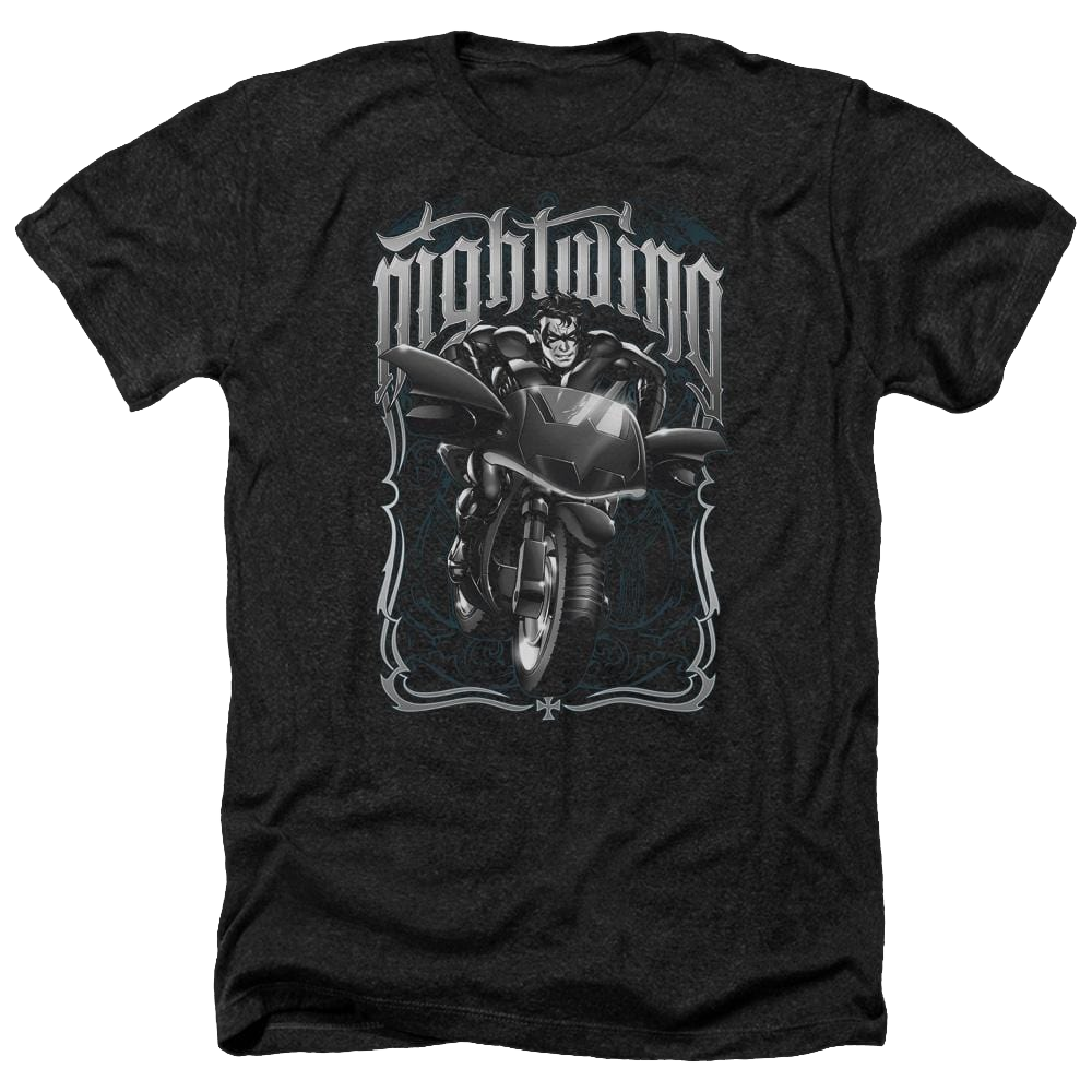 Batman Nightwing Biker - Men's Heather T-Shirt Men's Heather T-Shirt Nightwing